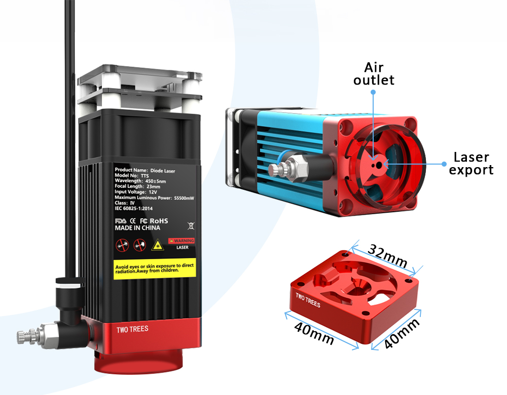 TWOTREESreg-Air-Pump-Air-Assist-System-leise-und-mit-hoher-Durchflussmenge-passt-zu-TwoTrees-Lasergr-1962046-6